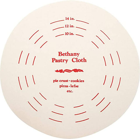 Bethany Housewares pastry board circle 19in with a smooth rolling surface for dough.