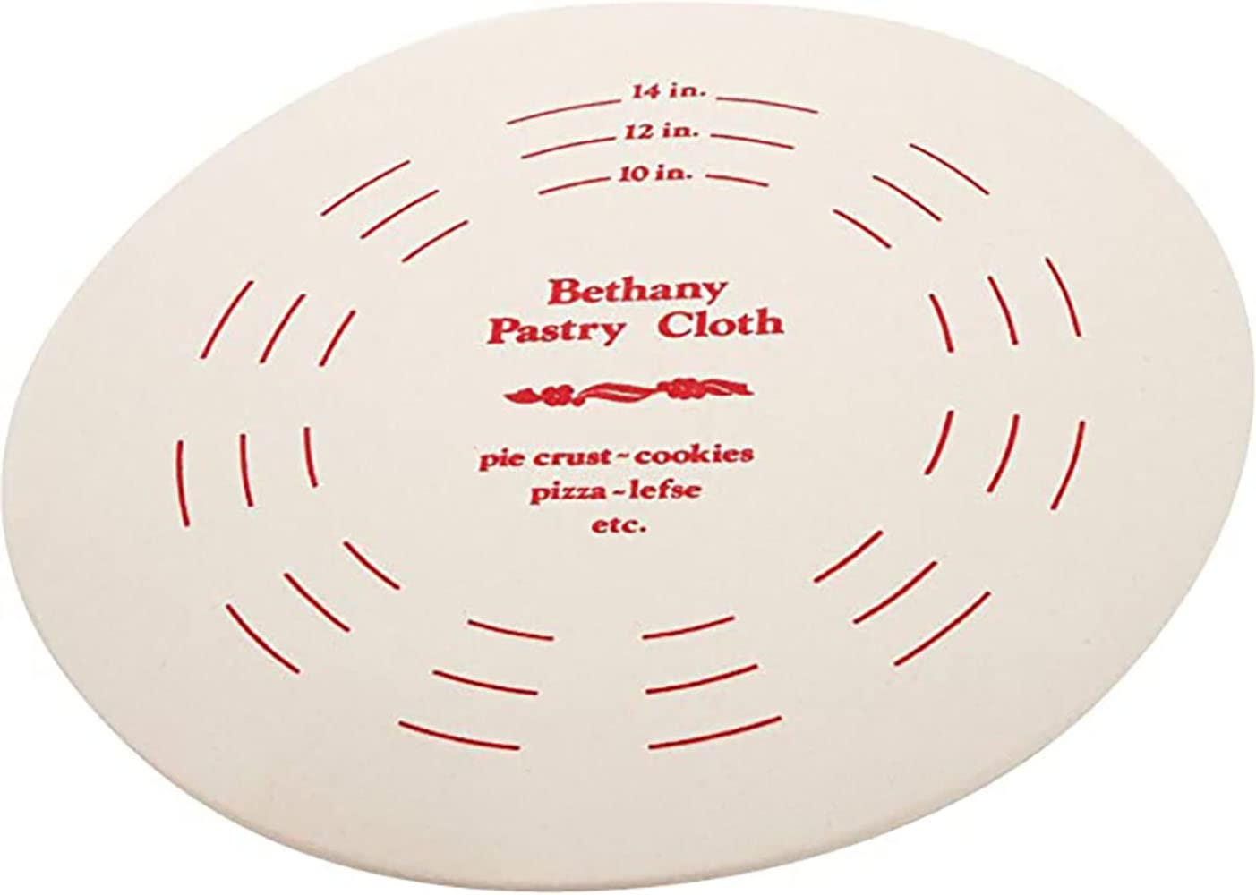 Bethany Housewares preshrunk cotton cover closeup shows protective, clean-ready board.