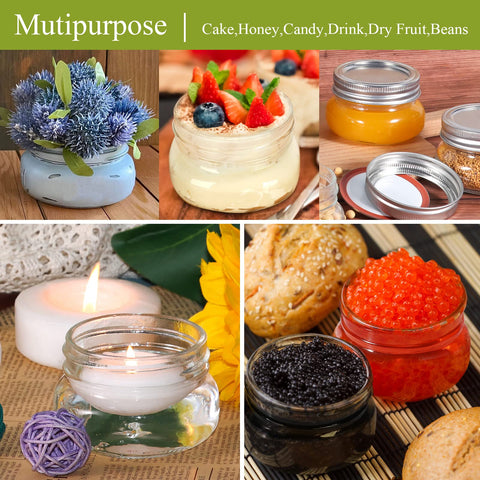 Betrome jars for crafts and decor, perfect for candles and handmade party accents.