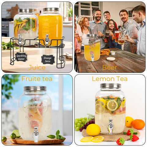 Betrome ice cylinder keeps beverages cold at gatherings