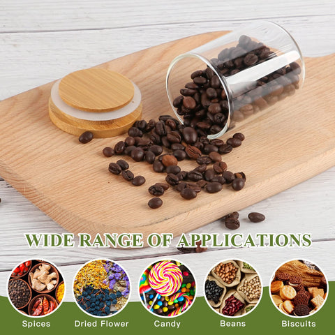 Betrome 120-pack labels included for easy jar labeling and organization.