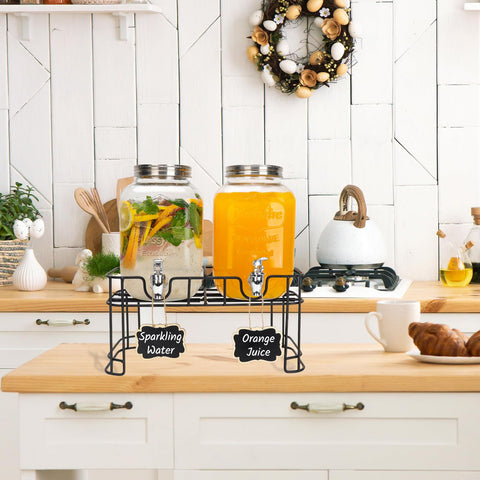 Betrome versatile 1-gallon dispensers for lemonade, juice, or beer