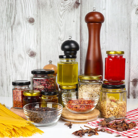 Betrome packaging uses pearl cotton to protect jars during shipping