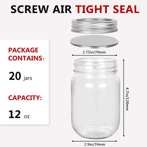 Betrome regular-mouth jar with silver lid for durable canning and gifting projects.