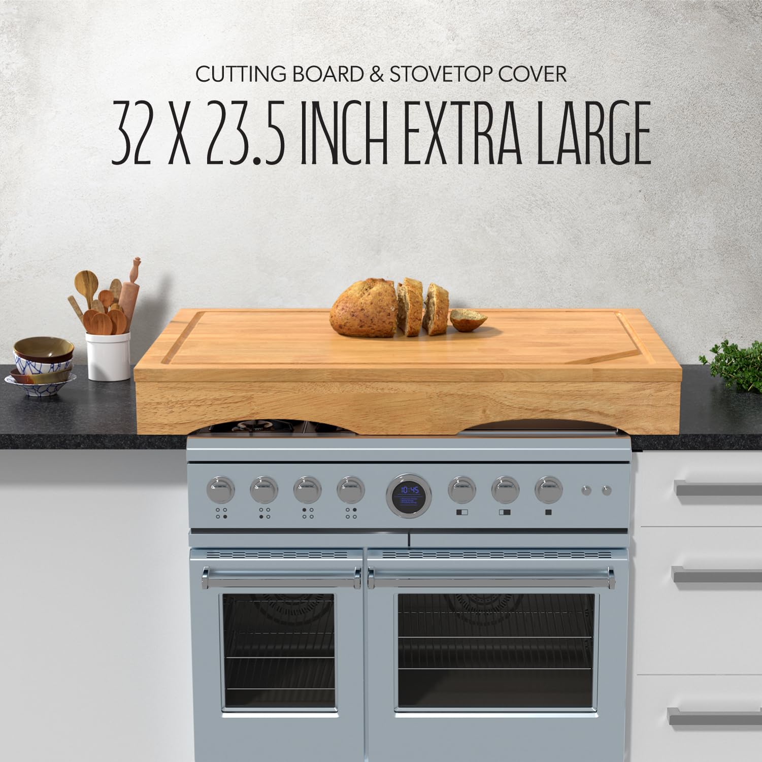 BETSEO durable rubberwood construction for heavy-duty kitchen tasks