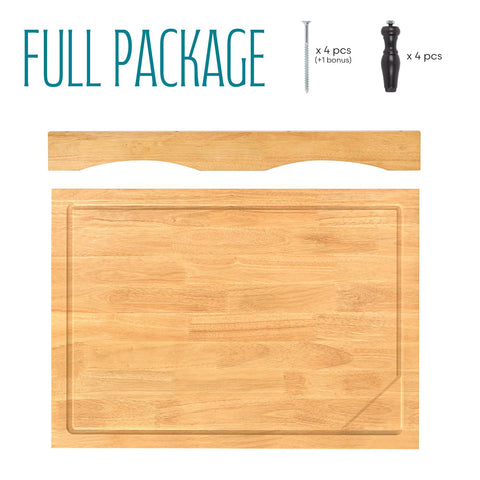 BETSEO reversible surface doubles as serving tray for meats and cheeses