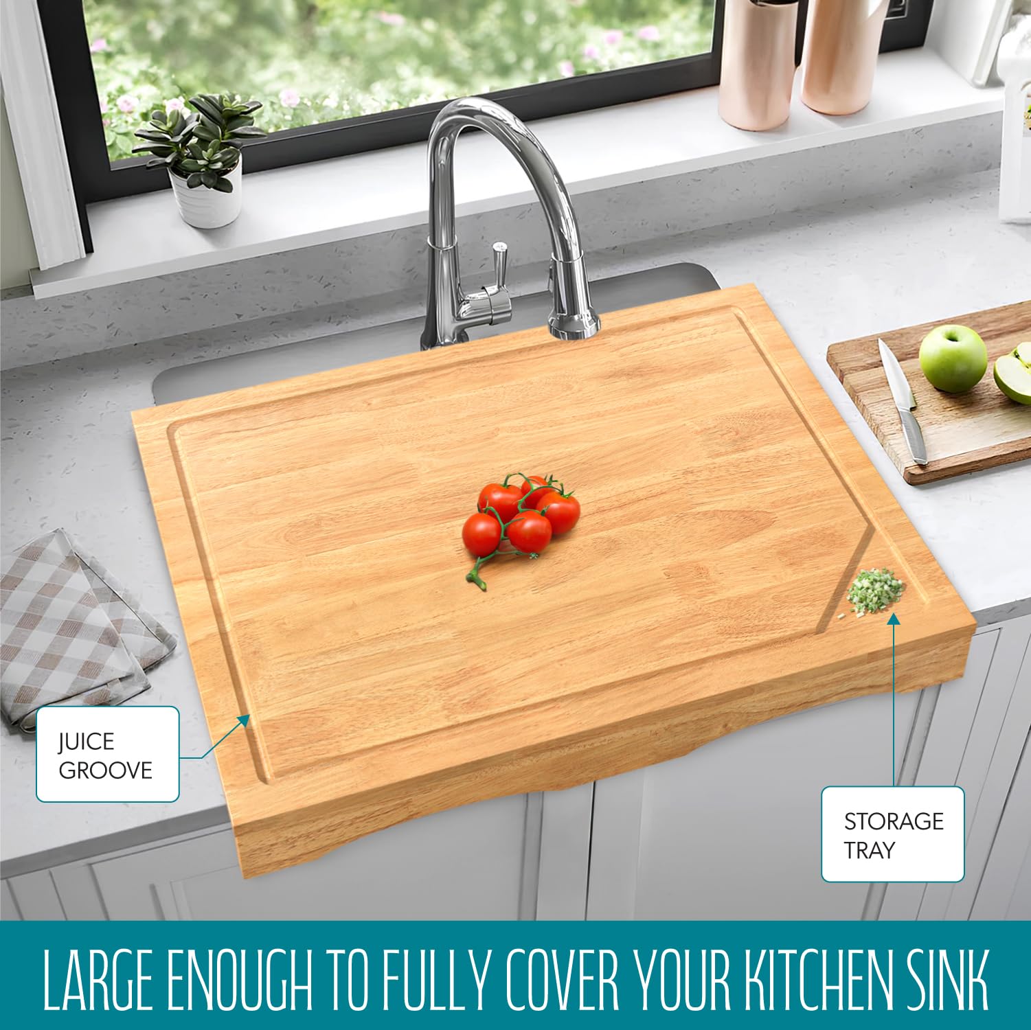 BETSEO rustic-modern design complements a range of kitchen styles
