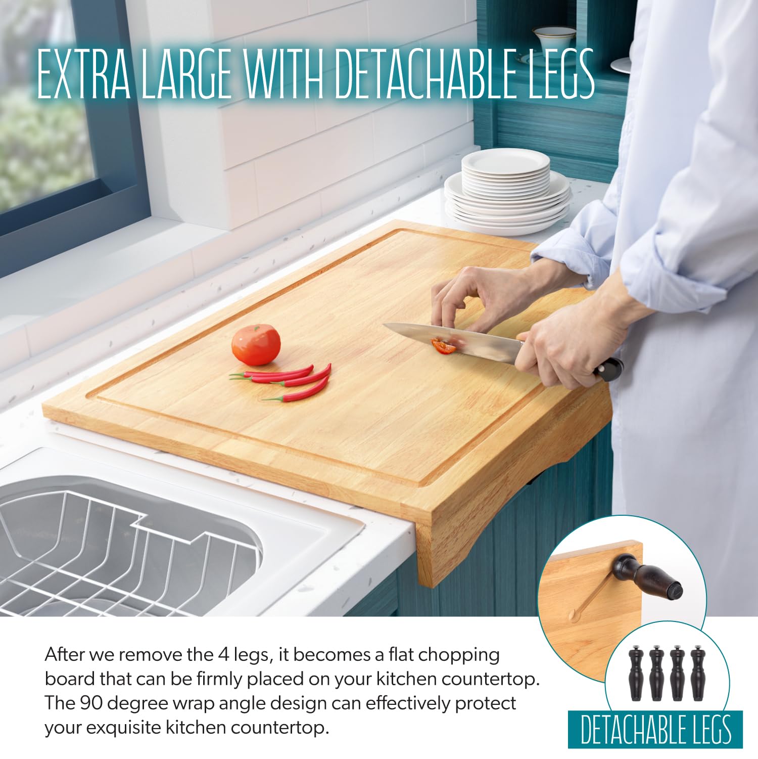 BETSEO serving tray feature supports quick rounds of meat, fruit, and cheese