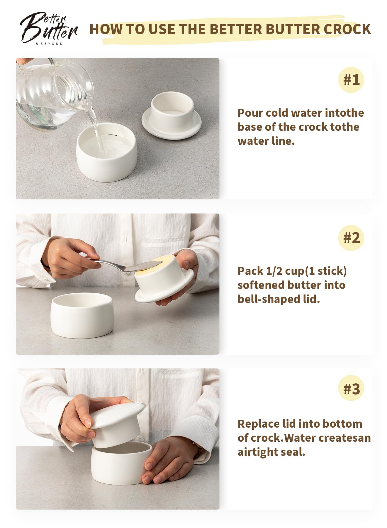 Better Butter kitchen accessory keeps butter soft for toast and snacks