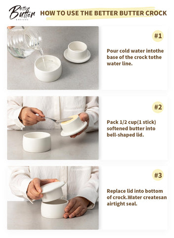 Better Butter kitchen accessory keeps butter soft for toast and snacks