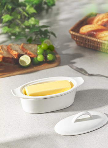 Better Butter waterline system in use, keeping butter at the right softness.