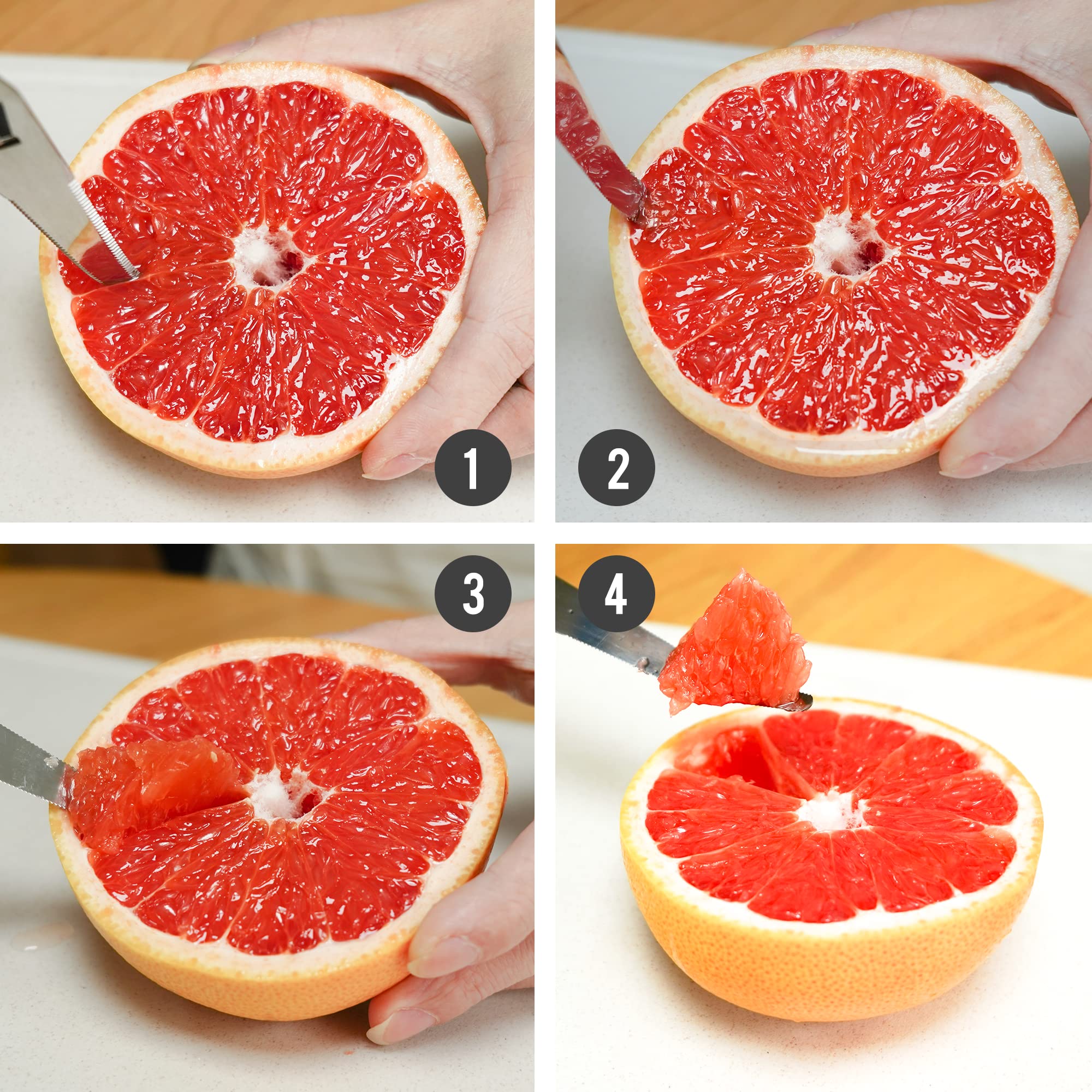 Better Houseware Grapefruit Knife dishwasher-safe design for easy cleanup.