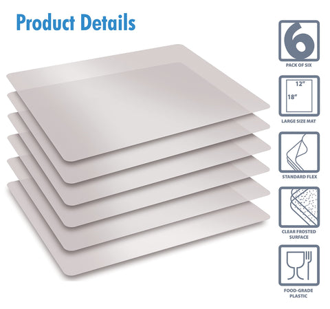 Better Kitchen Products textured-top cutting mats provide stable chopping surface.