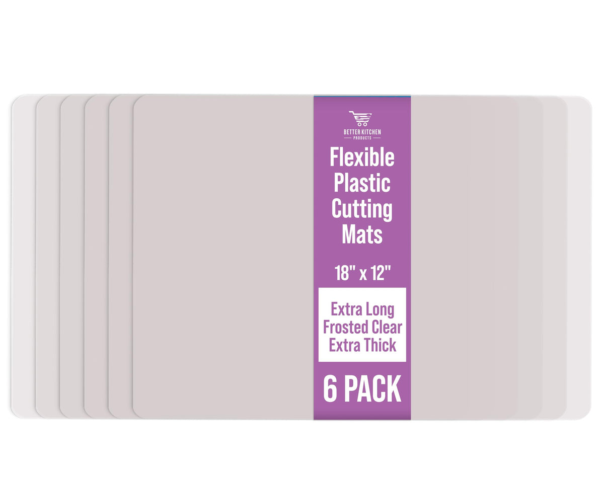 Better Kitchen Products extrathick frosted cutting mat, 12x18, durable daily prep surface.
