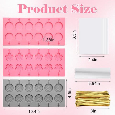 Bettoor round candy molds enable easy, clean demolding.