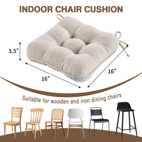 BETU beige cushions in kitchen-dining setup improve seating comfort