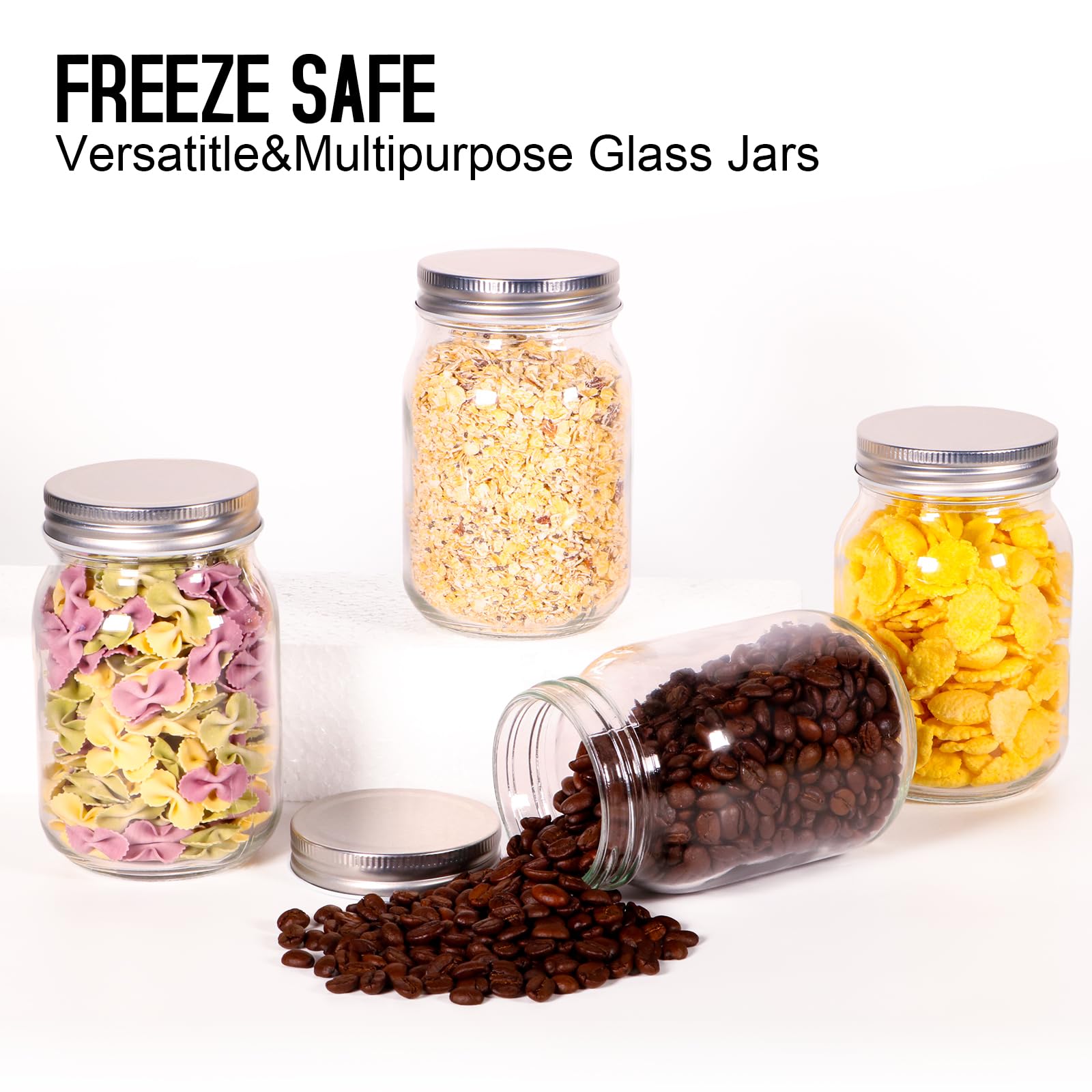 BEWAVE dry ingredients jar for powders and spices to reduce clutter.
