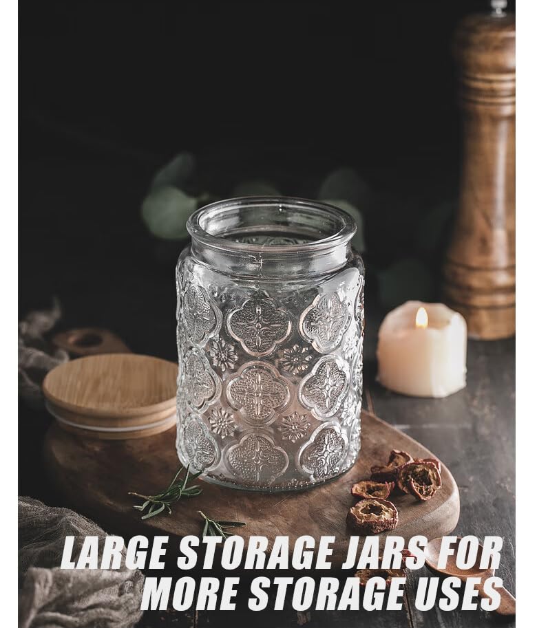 BEWAVE snack jar perfect for cookies, candies, or nuts.