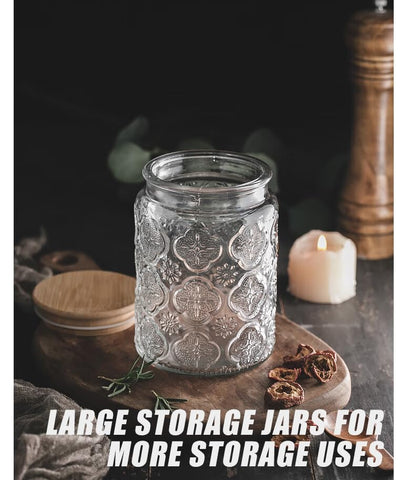 BEWAVE snack jar perfect for cookies, candies, or nuts.