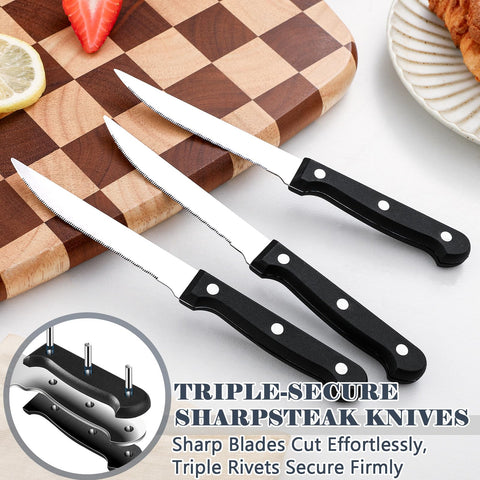 BEWOS flatware is dishwasher safe for quick cleanup