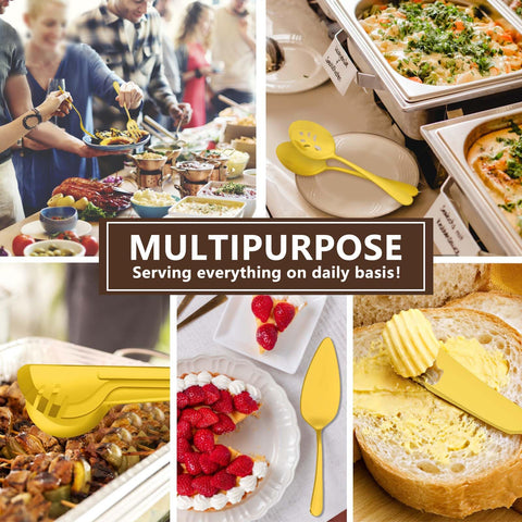 BEWOS gold-butter-knife: smooth spreading for breads and pastries.