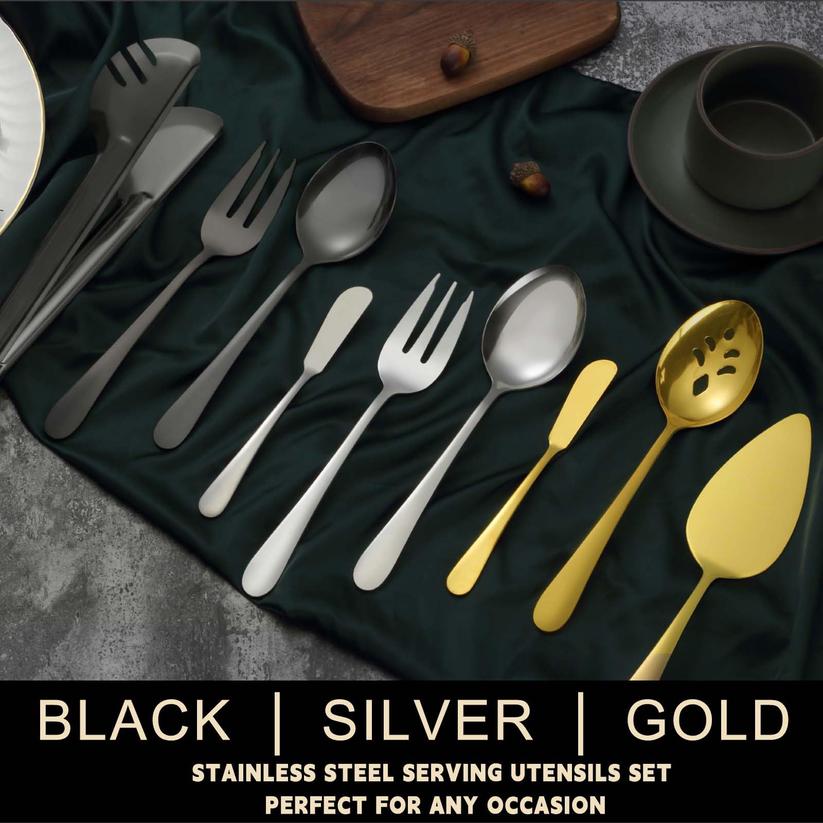 BEWOS gold-cake-server: crisp dessert presentation and clean cuts.