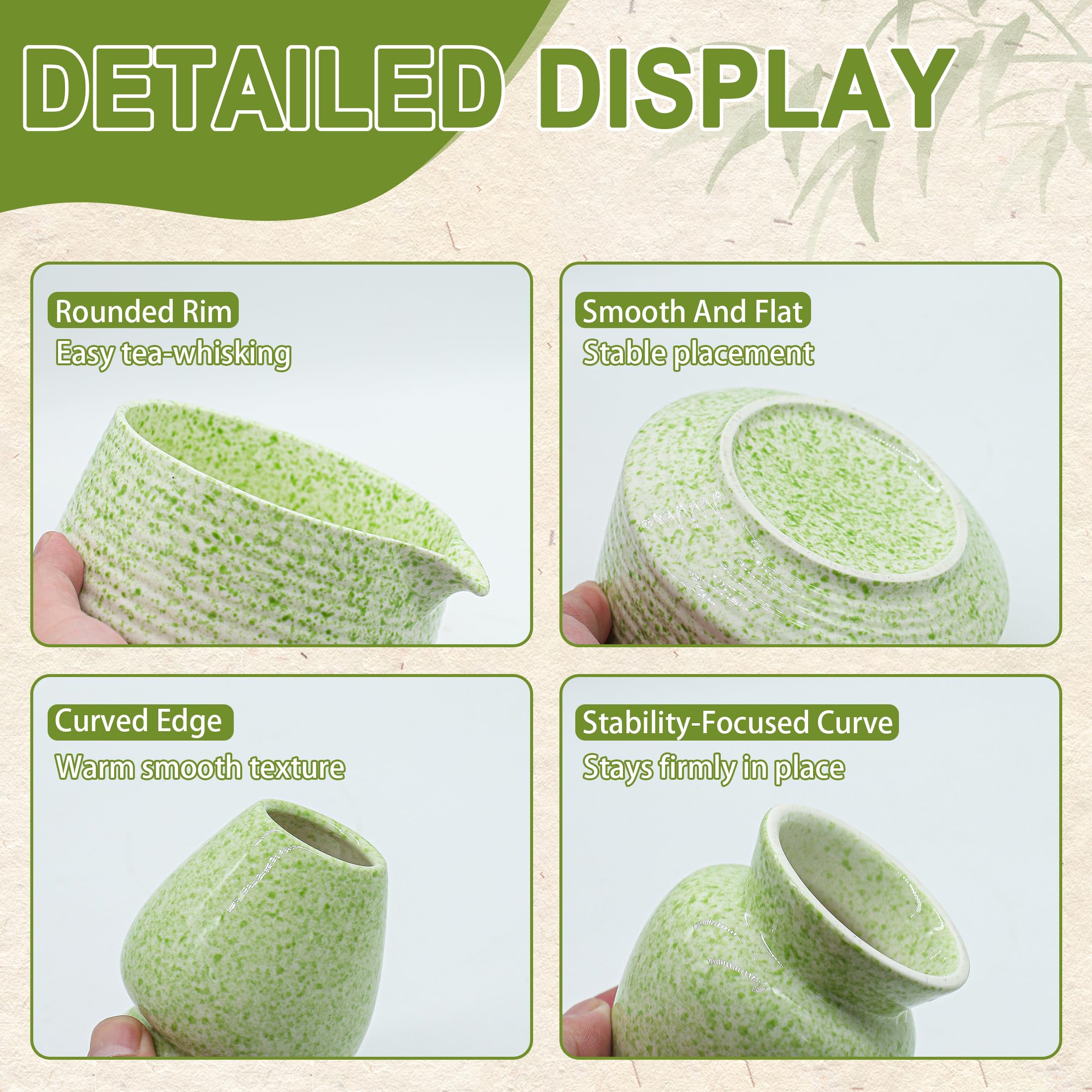 BEWOS stainless steel matcha sifter for lump-free mixing