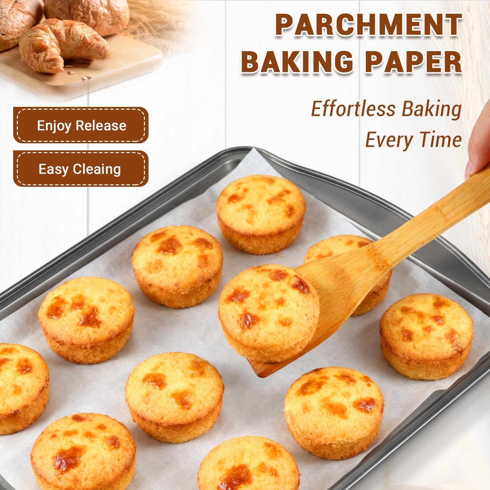 BEWOS nonstick coating aiding easy release of baked goods