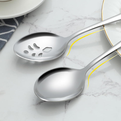BEWOS stainless steel utensils are dishwasher safe for easy cleanup.