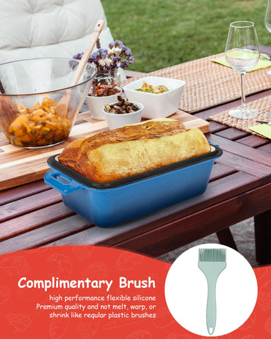 Bexmder lidded Dutch oven style pan preserves crust.