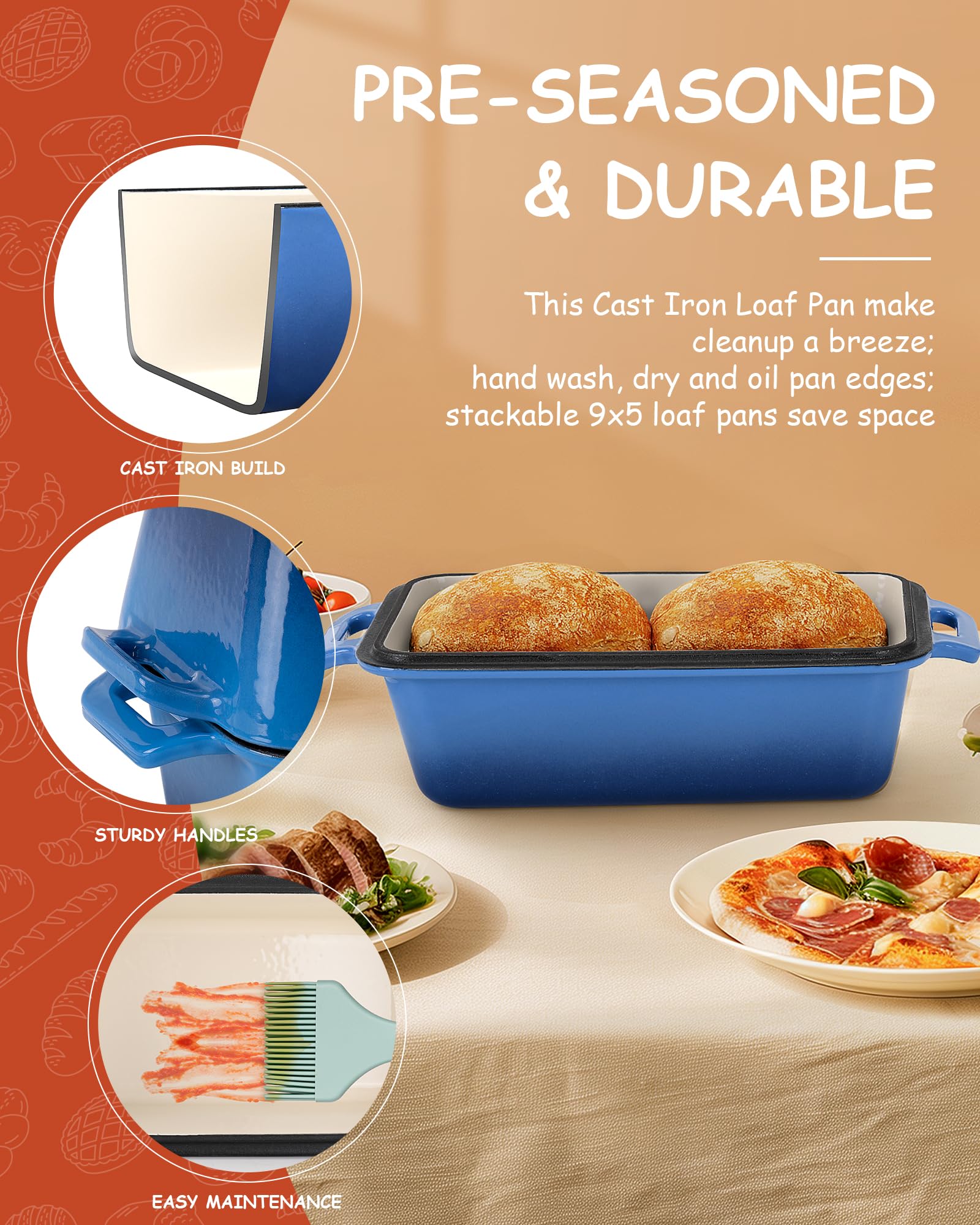 Bexmder stackable design saves kitchen space.