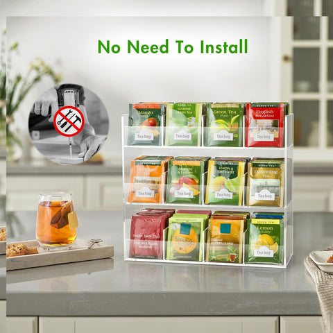 BEYGORM clear-design acrylic organizer highlights contents on display