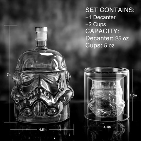 BEYOND MS whiskey decanter 750ml capacity ideal for daily use and parties