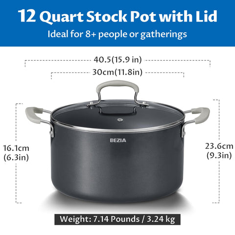 BEZIA durable, elegant stock pot for long-lasting kitchen performance