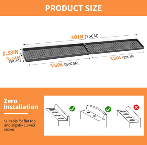 BFONS easy-clean silicone rack withstands heat and is simple to wipe.