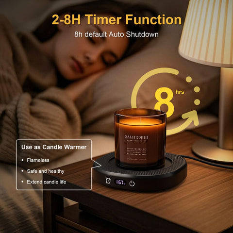 BGBG 8-hour auto shut-off provides safe, worry-free use