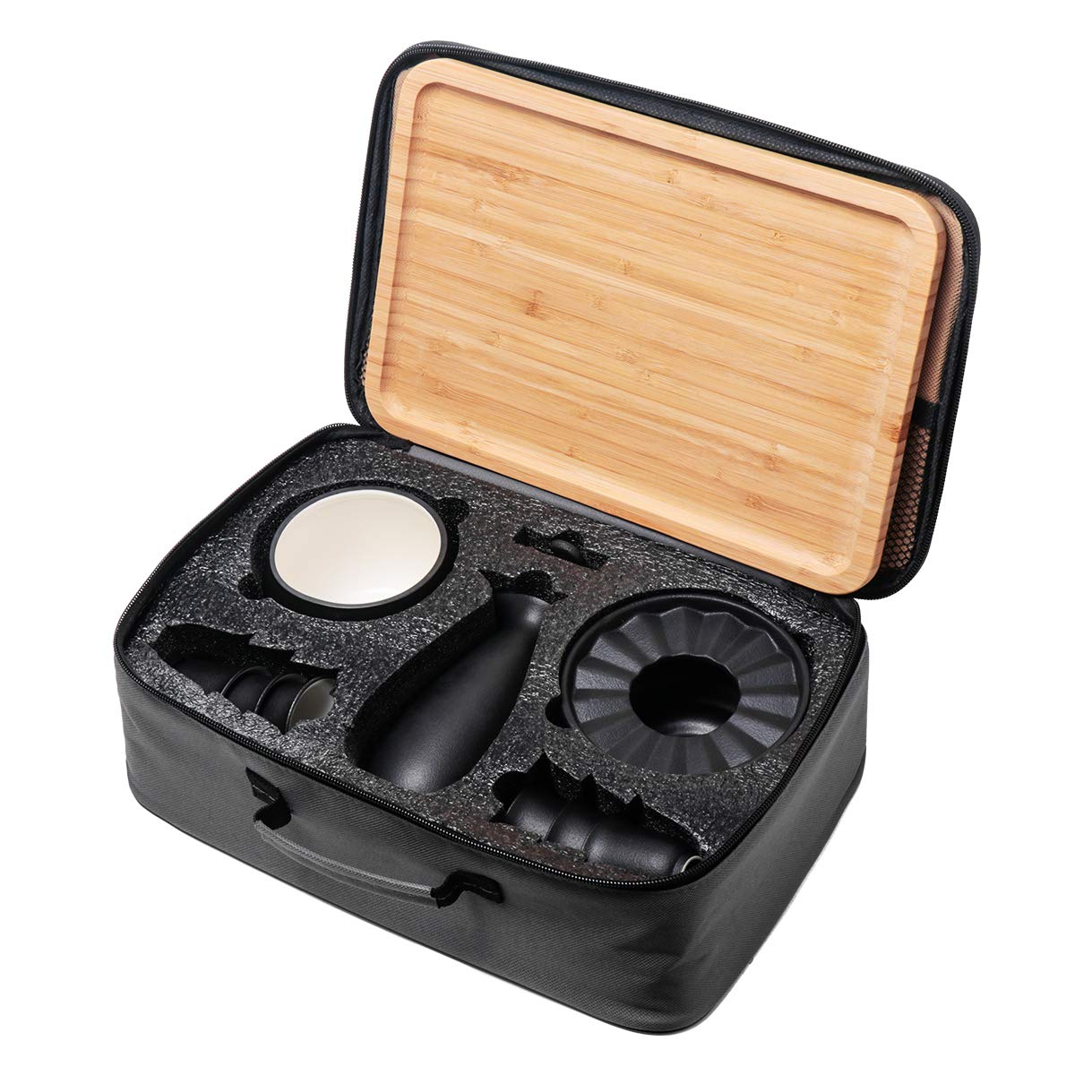 Bgbg black ceramic finish showcases traditional craftsmanship and style.