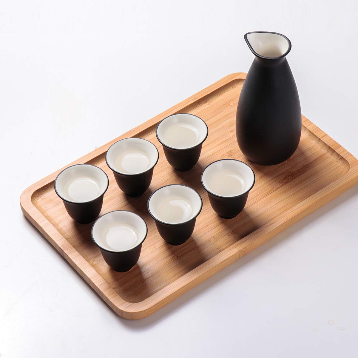 Bgbg ceramic warming pot keeps sake warm for longer enjoyment.