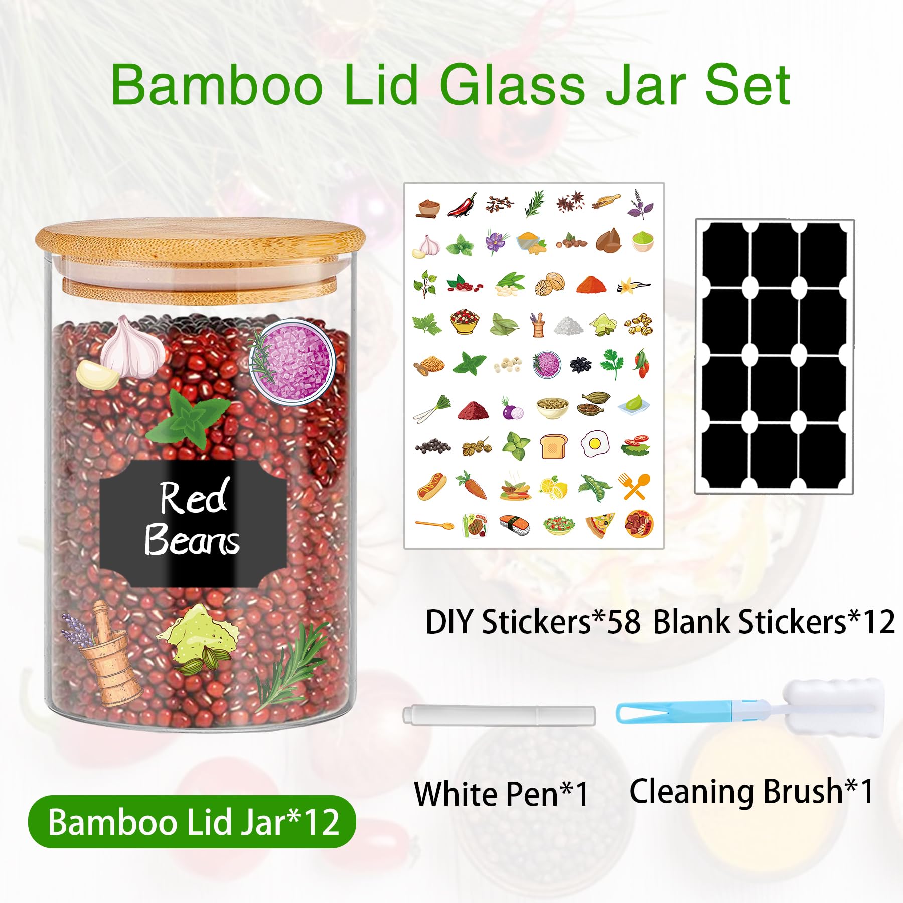 Crystal-clear borosilicate glass lets you see contents instantly.