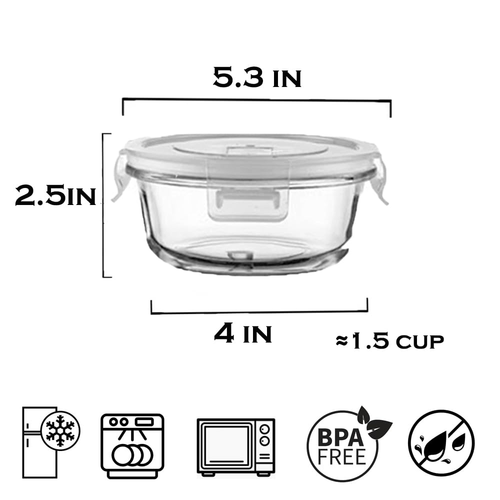 B.GUBOBOYA airtight lid with silicone seal prevents leaks