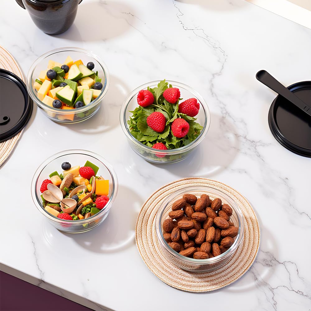 B.GUBOBOYA stackable glass storage saves kitchen space