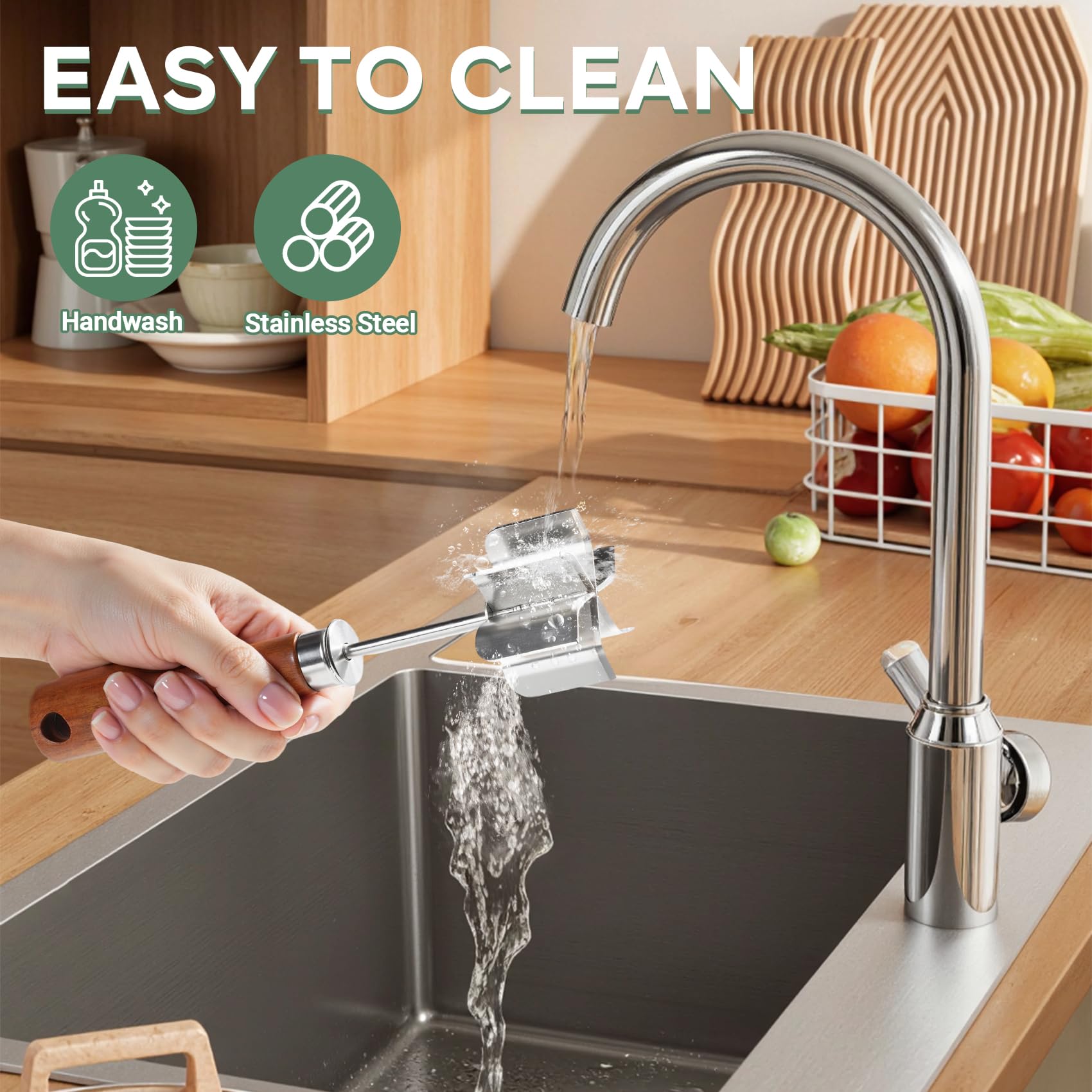 BGWARA compact masher suitable for multi-use kitchen tasks.