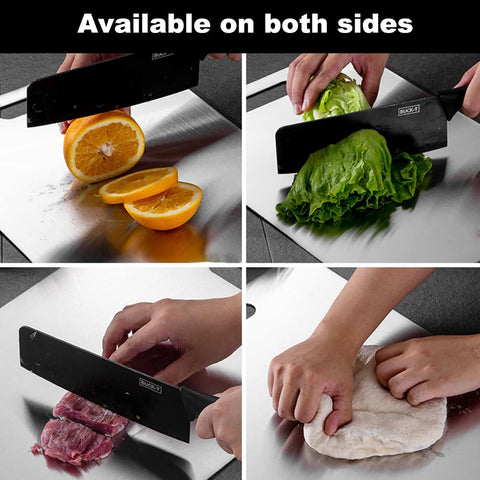 BHLPOOGY titanium cutting board hygienic non-porous surface close view