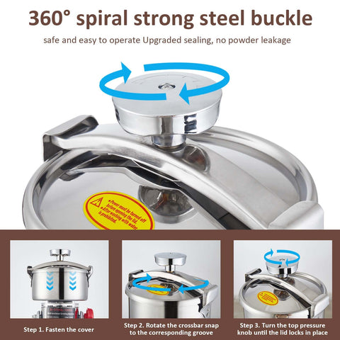 BI-DTOOL high-speed 2000W motor enables quick dry material grinding