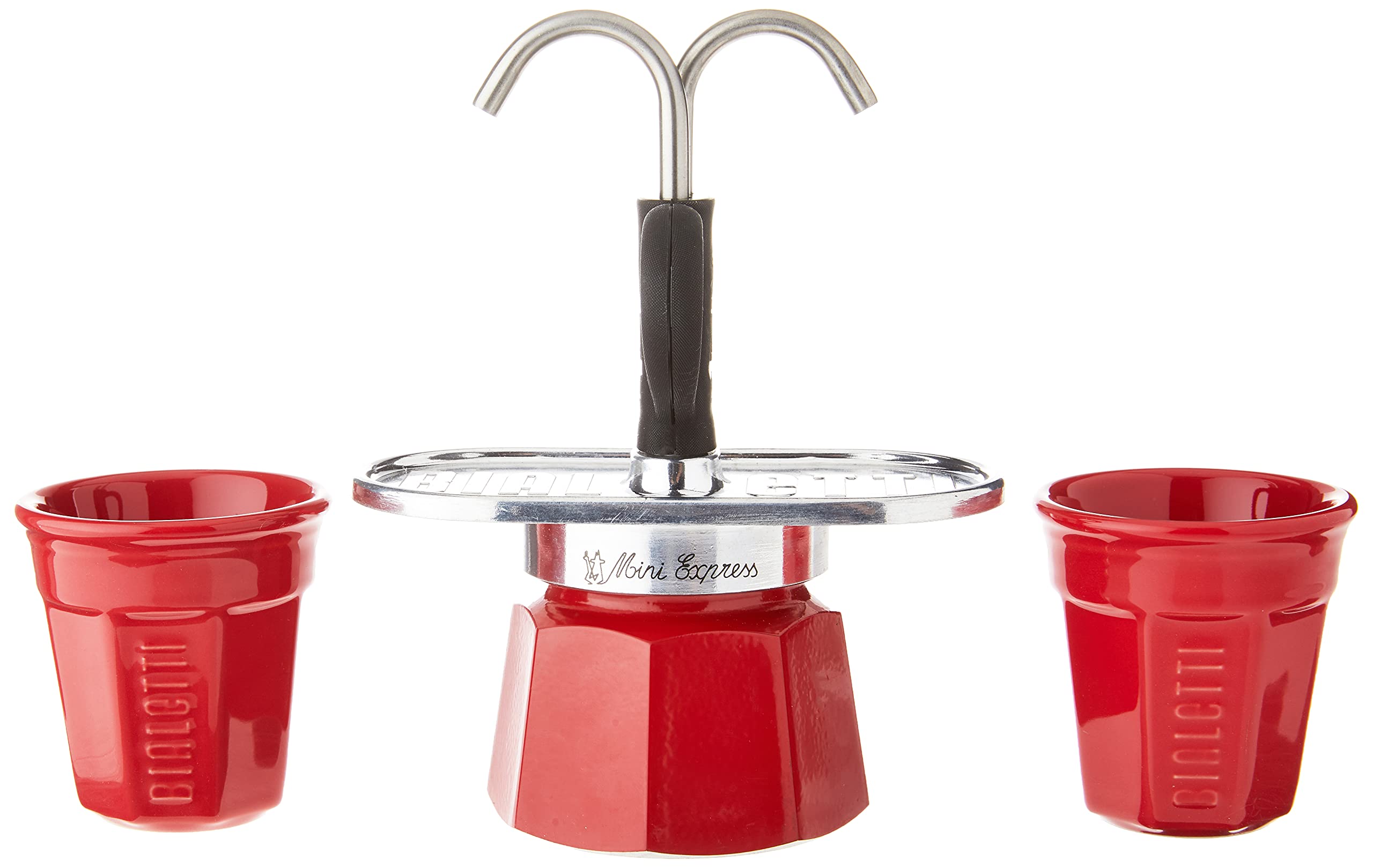 Aluminium warming plate heats cups during brewing
