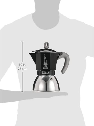 Bialetti Moka Induction on hob showing easy usage on stove