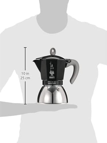 Bialetti Moka Induction on hob showing easy usage on stove