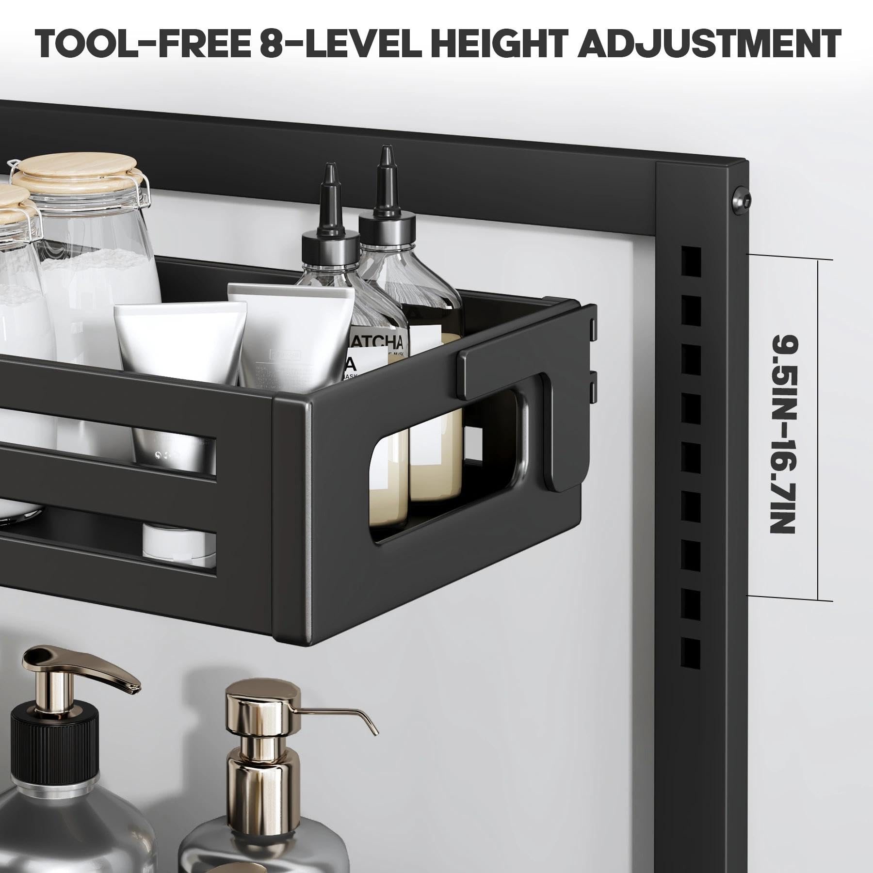 Biboraya carbon steel construction provides strong support and durability.