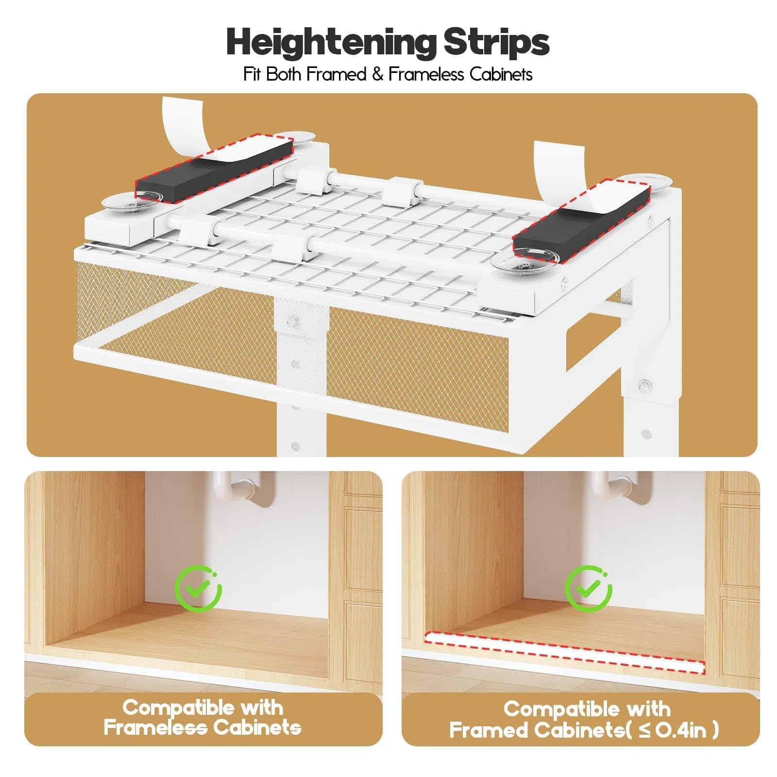 Biboraya circular rail allows smooth pulls for easy access to contents.