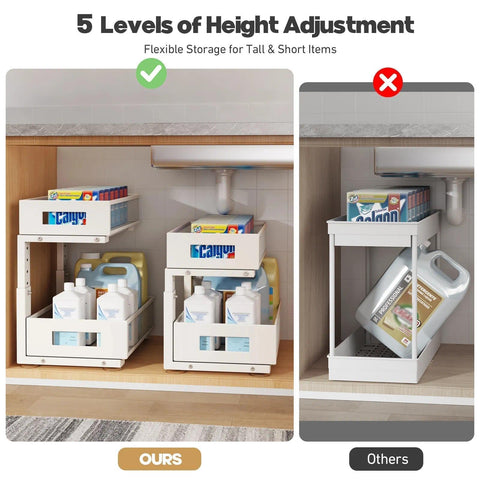 Biboraya suitable for kitchens, bathrooms, and laundry rooms, creating tidy spaces.